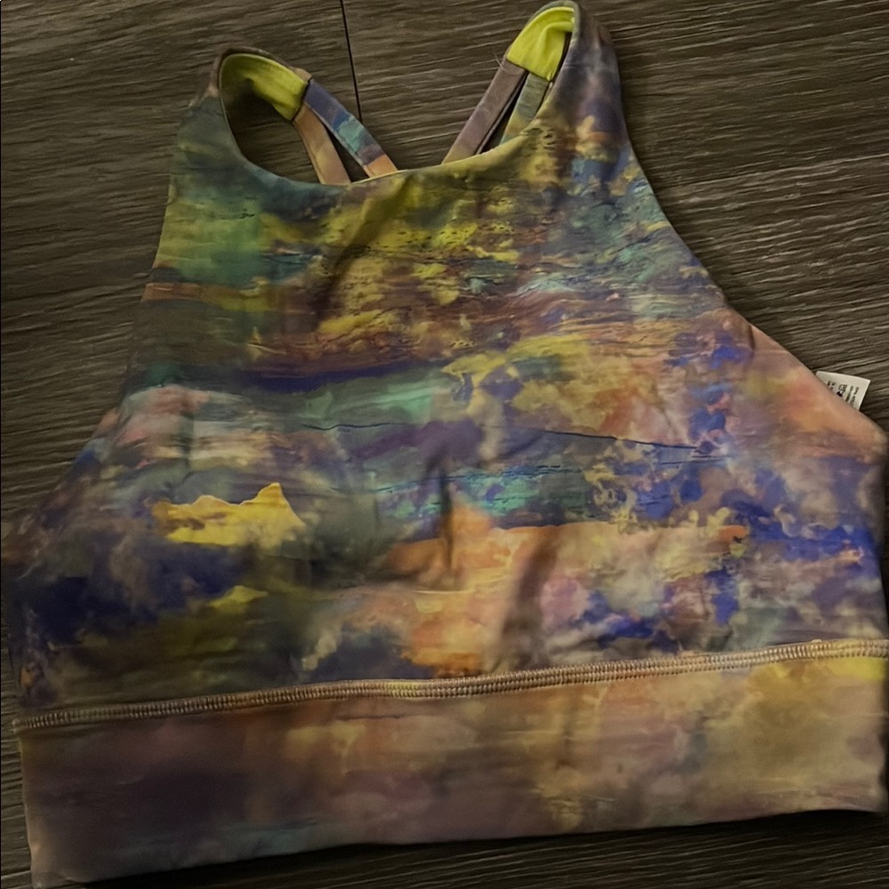Lululemon Athletica Multicolor High Neck Energy Bra